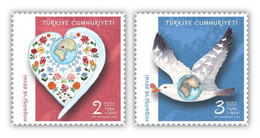 TURKEY / 2021 - Tolerance And Love (Bird), MNH - Ungebraucht