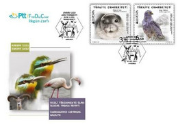 TURKEY / 2021 - (FDC) Europa CEPT (Bird, Seal), MNH - Storia Postale