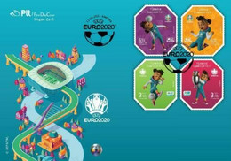 TURKEY / 2021 - (FDC) Euro 2020, MNH - Lettres & Documents