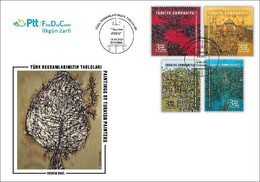 TURKEY / 2021 - (FDC) Turkish Painters & Paintings, MNH - Lettres & Documents