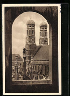 AK München, Frauenkirche, Ganzsache WHW Winterhilfswerk 1934 /35 - Postwaardestukken