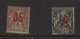 Moheli  (1912)- Type Groupe Surcharge - Neufs* Et Oblit - Used Stamps