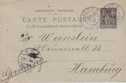 MAROC 1899  ENTIER POSTAL/GANZSACHE/POSTAL STATIONERY  CARTE DE TANGER - Briefe U. Dokumente