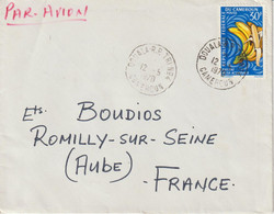 Cameroun Lettre 1970 Pour La France Oblit Douala RP Tri N°4 - Cameroun (1960-...)