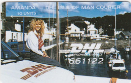 Isle Of Man, 5IOMF, DHL Courier Services, Amanda, 2 Scans .   Mint - Man (Ile De)