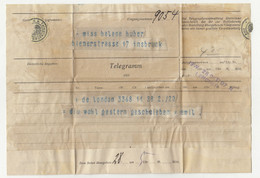 Austria K.k. Telegraphen Telegramm B220320 - Telegraphenmarken