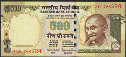 INDIA P106g 500 RUPEES 2015 #7AS  LETTER E Signature 21  AUNC. - Inde