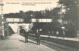 NESSONVAUX - Passerelle Et Tunnel Du Chemin De Fer Bruxelles-Cologne - Trooz