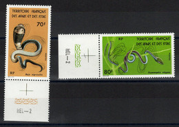 Afars Et Issas - YV 436 & 437 N** MNH Complete , Serpents - Unused Stamps