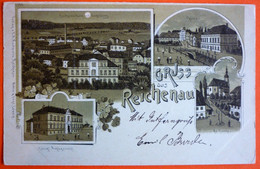 GERMANY - SACHSEN - GRUSS AUS REICHENAU 1898 - Hartmannsdorf