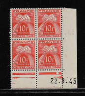 FRANCE  ( FCDT - 45 )  1943  N° YVERT ET TELLIER  N° 76   N** - Postage Due