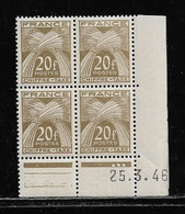 FRANCE  ( FCDT - 46 )  1943  N° YVERT ET TELLIER  N° 77   N** - Taxe