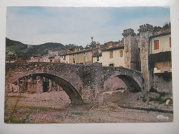 SUMENE Le Vieux Pont Sur Le Rieutord, Les Remparts - CPM 30 GARD - Sumène