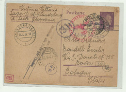 FELDPOST CARTOLINA PRIGIONIERO ITALIANO LAGER LANDSBERG AM LECH 1944 FG - Used Stamps