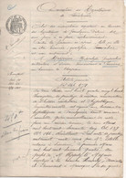 Acte De 1898, Conservation Des Hypothèques De FORCALQUIER (04) MEYNIER à ALGER, MONTJUSTIN, Chenes Truffiers - Décrets & Lois