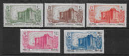 KOUANG  TCHEOU - N° 120 à 124 * - Cote : 75 € - Unused Stamps