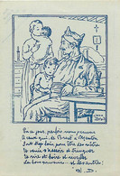 Format 15x10,5cms Env-ref AB244- Illustrateur Jean Droit - Militaire Et Sa Famille - Texte De Jean Droit - - Droit