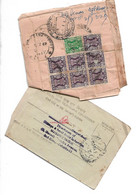 India 1969 Registered Goverenment Telegraph + Letter Inside + Aknowledgement Attached ,Revenue (**) Inde Indien RARE - Storia Postale