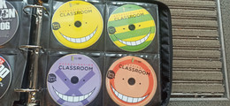 LOT 8 FILMS DVD MANGA ASSASSINATION CLASSROOM 47 Leçons - Livré Sans Jaquettes Ni Classeur ! - Mangas & Anime