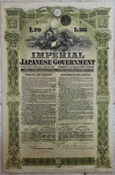 IMPERIAL JAPANESE GOVERNMENT - NEPTUNE, ROTHSCHILD Frères - Format 31x46, Trou D'épingle Sinon Bel Etat (voir Scan) - G - I