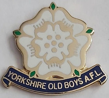 Yorkshire Old Boys AFL (Amateur Football League) England Football  Soccer Club Fussball Calcio Futbol Futebol PIN A4/8 - Football