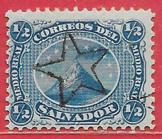 Salvador N°1 0,5r Bleu 1867 O - Salvador