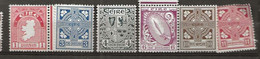 Ireland  1940-1949 Definitive Stamps: National Symbols.. Mi   72, 76, 77, 79, 81, 107 MNH(**) - Unused Stamps