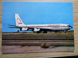 ROYAL AIR MAROC  B 707  /   AIRLINE ISSUE / CARTE COMPAGNIE / - 1946-....: Ere Moderne