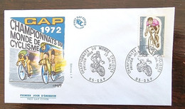 FRANCE Cyclisme, Velo, Bicyclette. Yvert N° 1724 FDC, Enveloppe 1er Jour (GAP) - Ciclismo