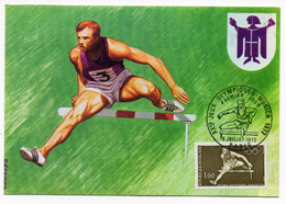 Carte Maximum 1972 - JO - Jeux Olympiques Munich - YT 1722 - Paris - 1970-79