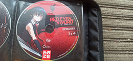LOT 6 FILMS DVD MANGA RED EYES SWORD - épisodes 1 à 24 - Livré Sans Jaquettes Ni Classeur ! - Manga