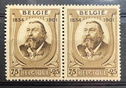 België, 1934, Nr 385-V2, Postfris **, OBP 132.5€, PRACHTIG - Variedades (Catálogo COB)