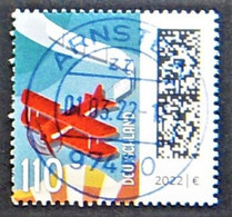 Bund/BRD März 2022 Rollenfreimarke "Luftpost" MiNr 36711 Mit Zählnummer, Ersttagsgestempelt - Used Stamps