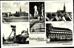 CPA Recklinghausen Im Ruhrgebiet, Partie An Der Wassermühle, Schwesternhaus, Zeche Roi Ludwig IV/V - Altri
