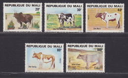 MALI N°  417 à 421 ** MNH Neufs Sans Charnière, TB (d0907) Faune, Bovins - 1981 - Mali (1959-...)