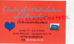 87- BOISSEUIL- RARE PUBLICITE CARTE ETS. DUGRAIN DELORGE- PORCELAINE - Straßenhandel Und Kleingewerbe