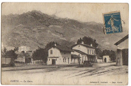 1920 CORTE : La GARE - Corte