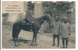 CPA WW1 Cavalier Anglais Et Hindous Guerre Européenne 1914 - Guerra 1914-18