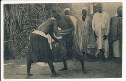 CPA 49 ANGERS Exposition 1906 Village Noir La Lutte Sénégalais - Angers