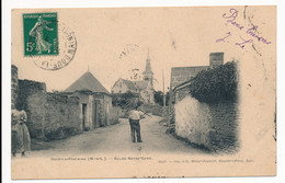 CPA 49 DOUCE Eglise Notre Dame Editeur Gauché-Métay Dexmier - Doue La Fontaine