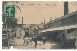 CPA 93 Très Rare Carte De GAGNY La Fabrique De Plâtre - Gagny