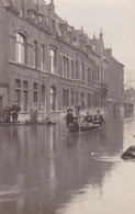 LIEGE  Inondations 1926 Rue Des Maraîchers Sous Eau Format Carte Postale - Orte