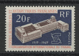 TAAF N° 32  "Organisation Internationale Du Travail" Cote 29 € Neuf ** (MNH) Qualité TB. - Unused Stamps