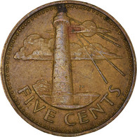 Monnaie, Barbade, 5 Cents, 1986 - Barbades