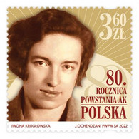 Poland 2022 / 80th Anniversary Of Home Army Uprising, AK, Iwona Kruglowska, World War II / Stamp MNH** New!!! - Ongebruikt
