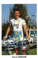 Photographie Vélo Cyclisme  - 10 X 15 CM-   PASCAL  DERAME 1996 - Cyclisme