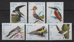 Laos - N°394 à 399 - Faune - Oiseaux - Cote 8.25€ - Laos