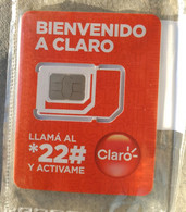 CARD CHIP CLARO NEW- Nuevo Sin Uso + Instrucciones - URUGUAY - Phone Card - Carta Telefonica - Telecarte - Advertising