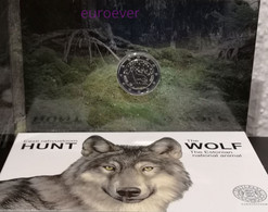 2 Euro Gedenkmünze 2021 Nr. 24 - Estland / Estonia - Wolf Coincard - Estonia