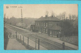 * Linkebeek (Vlaams Brabant) * (Nels, Edition Moorkens - Croon) La Gare, Railway Station, Bahnhof, Statie, TOP, Rare - Linkebeek